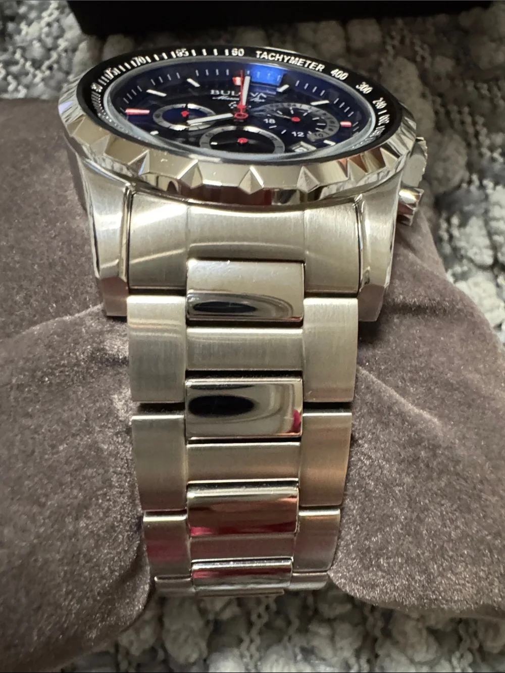 Bulova chronograph wristwatch
